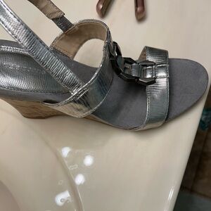 Silver heels